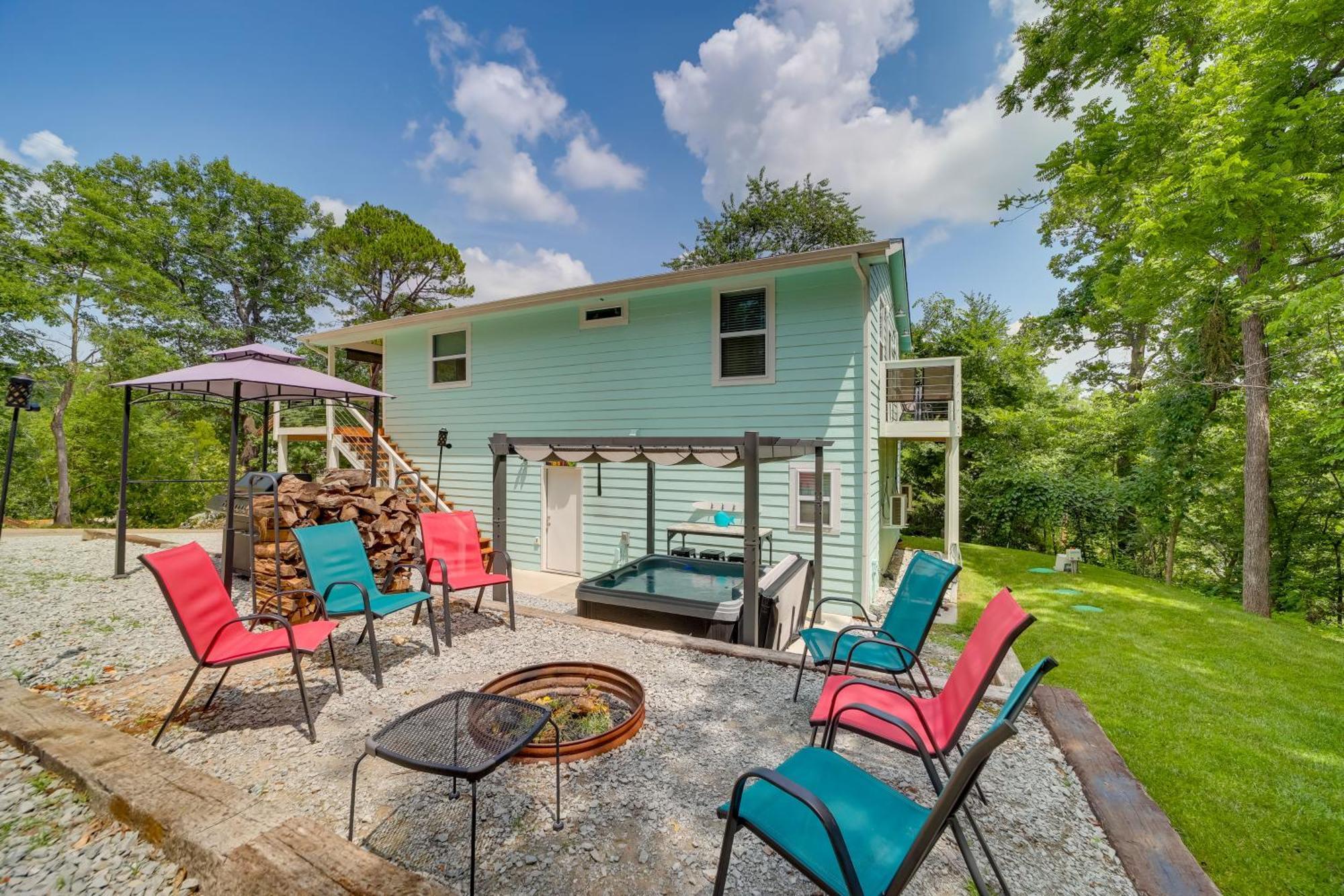 Cozy Eucha Cottage At Grand Lake With Hot Tub! 外观 照片