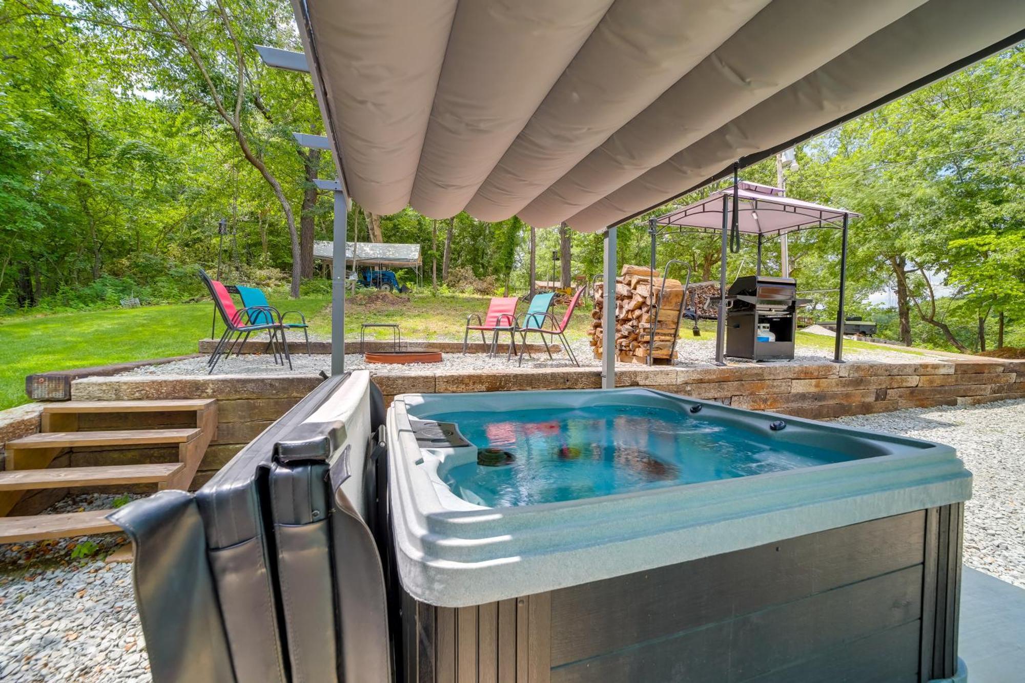Cozy Eucha Cottage At Grand Lake With Hot Tub! 外观 照片
